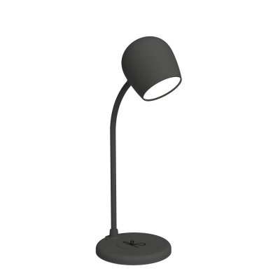 LED-lampa/Högtalare/Qi Ellie Svart - KREAFUNK